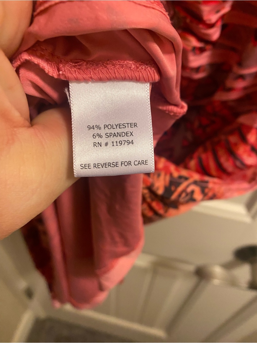 Unity L Top Sublimation Blouse Stretch Pink Black Shirt Large Lg Bling - Picture 5 of 7